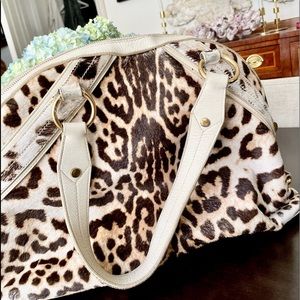 Saint Laurent cheetah bag